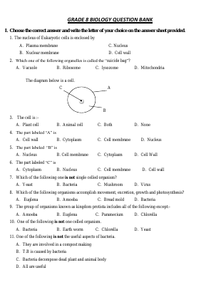 GRADE 8 BIOLOGY QUESTION BANK (1).pdf